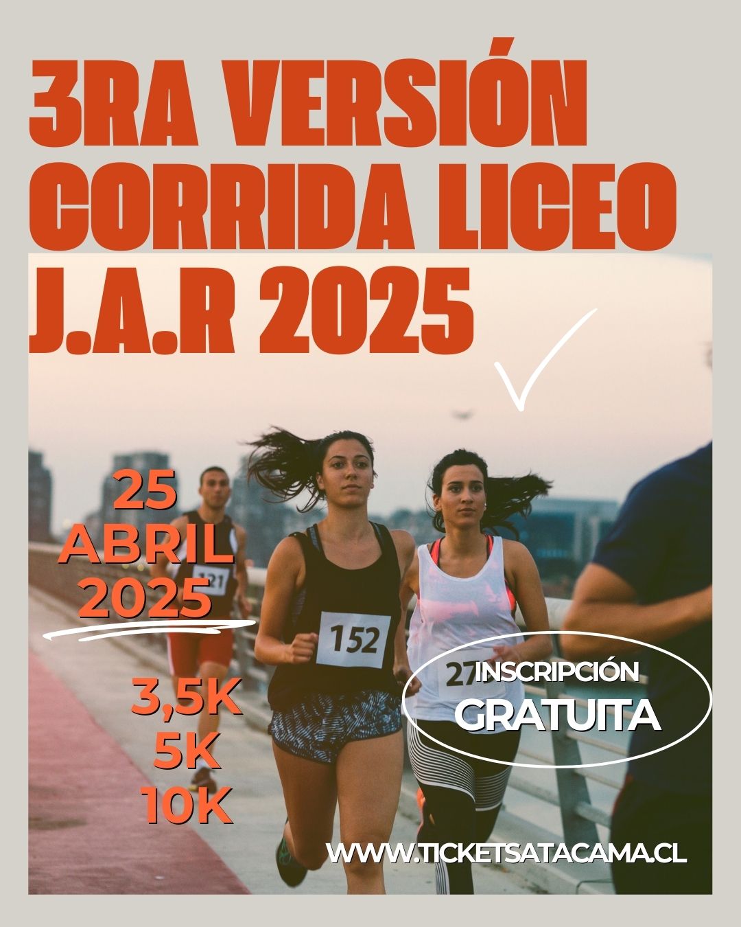 Orange Bold Sport Marathon Invitation Instagram Post (1)
